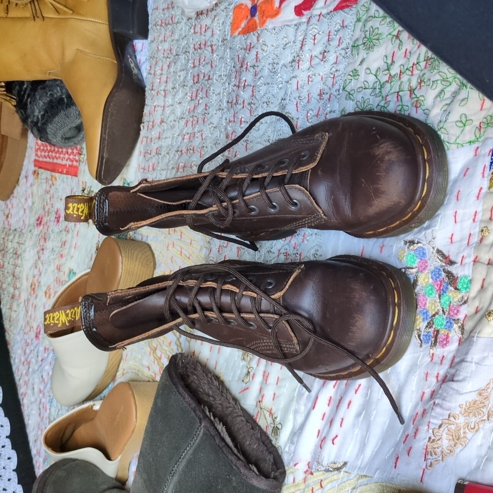 Brown Dr. Martens